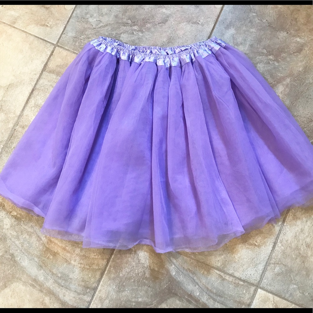 Purple tutu for older child, teen or adult